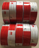 3M Diamond Grade Reflective Adhesive Tape 983D Red and White Waterproof Sticker