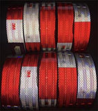 3M Diamond Grade Reflective Adhesive Tape 983D Red and White Waterproof Sticker