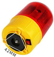 Solar LED Flashing Warning Light with Magnet Base