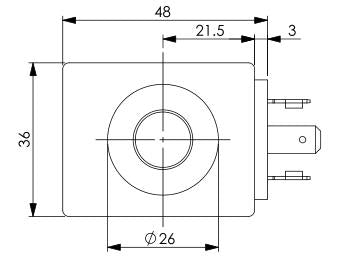 Winner Solenoid Valve Coil EC04W – Hengxin Crane Spare Parts